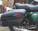 Honda CB750 saddlebags side